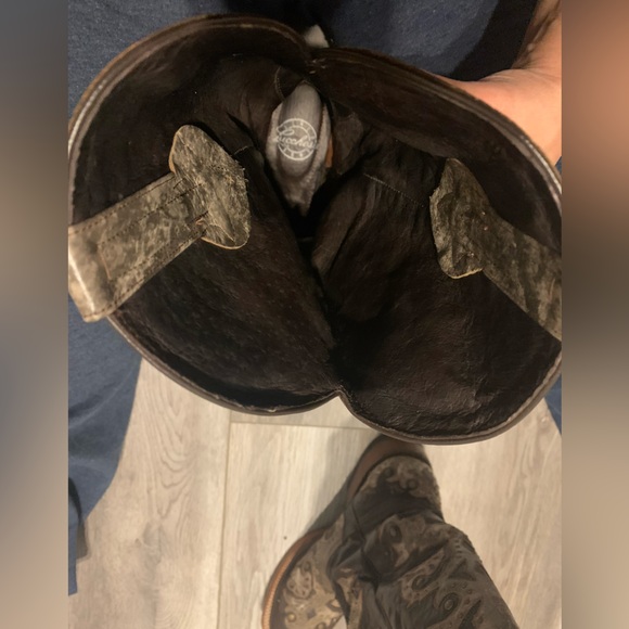 Lucchese Boots Women's Size 10 C Brown and tan Leather - Picture 5 of 14